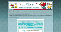 Desktop Screenshot of eveil.hannut.be