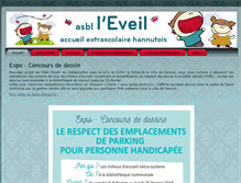 Tablet Screenshot of eveil.hannut.be
